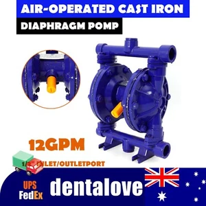 Air Diaphragm Pump Waste Oil Pump Double Diaphragm Heavy Duty Transfer Pump12GPM - Picture 1 of 21