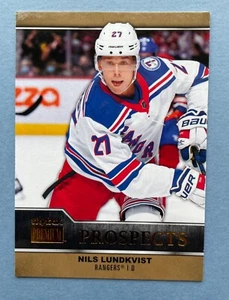 2021-22 Skybox NHL Metal Uinverse Nils Lundkvist Premium Prospects #PP39 Rangers - Picture 1 of 2