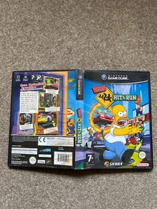 Simpsons Hit & Run - Nintendo Gamecube - OFFICIAL ARTWORK / INLAY & CASE ONLY - Picture 1 of 4