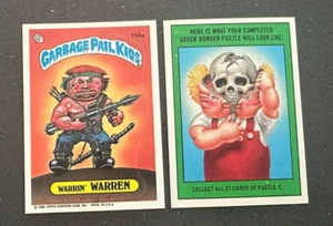 Garbage Pail Kids #156a 1986 vintage Warrin Warren - serie 4 - Imagen 1 de 1