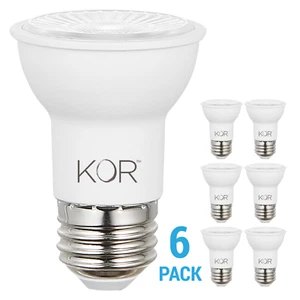 6 Pack LED 40° Flood FL 6W 50W 120V PAR16 Medium E26 Dimmable 3000K Warm White - Picture 1 of 5