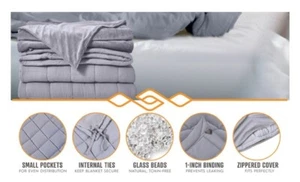 SLEEP MANTRA WEIGHTED BLANKET 10LBS FREE SHIPPING - Picture 1 of 1