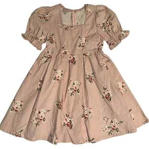 NWT Nordstrom Pink Lotus Delila Flowers Dress Girls 8-10 Medium - Picture 1 of 6