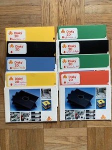 8 Stück Boeder Disky 2D Disketten bunt Apple II Software 5,25’’ Floppy Disk - Afbeelding 1 van 3
