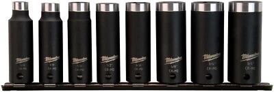 Milwaukee 49-66-4419 8 Piece 3/8" Shockwave Impact Deep Well Socket Set - Image 1 of 3