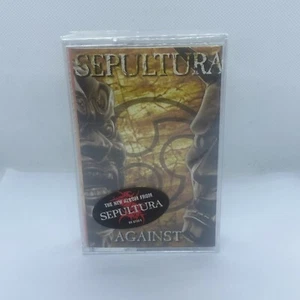 SEPULTURA AGAINST CASSETTE TAPE ROADRUNNER 1998 New Sealed Super Rare USA Import - Picture 1 of 4