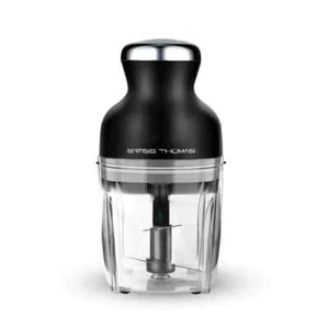 { BLACK } SWISS THOMAS Capsule Cutter Spin Chopper Blender Grinder Mixer 900ml - Picture 1 of 5