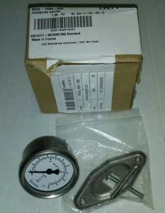 BOURDON/GEA EN 837-1 PRESSURE GAUGE, PSI, BAR, 9533-1009-030, NEW, FREE SHIPPING - Picture 1 of 3