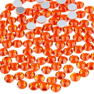 Hyacinth Non-hotfix Rhinestones Nail Art Crystal Flat Back Glass Cut Diamante - Picture 1 of 10