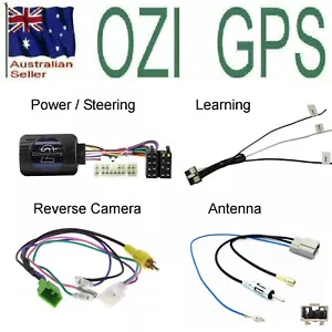 MAZDA BT50 2020-2025 POWER STEERING ANTENNA CAMERA CABLES INSTALL NEW HEAD UNIT - Foto 1 di 5