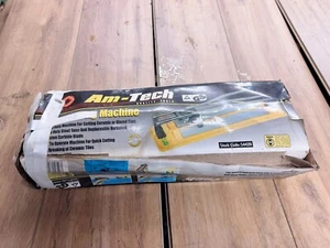 AM-TECH CERAMIC TILE CUTTER HEAVY DUTY DIY TOOL WITH STEEL BASE AND BLADE - Picture 1 of 13