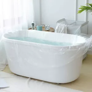 FODERA COPRI VASCA DA BAGNO MONOUSO PER VIAGGI HOTEL CASA - NUMERO 10 - Foto 1 di 9