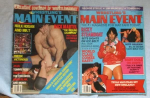 2 Wrestling's Main Event Magazine 1985 - July & Sept. - Wrestlemania & More - Picture 1 of 16