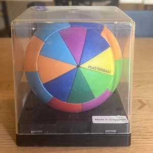 Masterball GeoMaster Rainbow Twist Puzzle Ball Logic Game + Case No Instructions - Picture 1 of 13