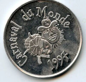 Mardi Gras Doubloon: Fifty Funny Followers Carnival Club 1997 Aluminum - Picture 1 of 2