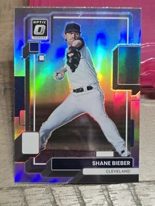 ⚾️ 2022 Donruss Optic SHANE BEIBER #125 Silver Prizm GUARDIANS Baseball Card - Bild 1 von 3