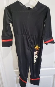 boys size large 1 PC BLACK HALLOWEEN COSTUME NINJA DRAGON 41.5 inch long PRETEND - Picture 1 of 1