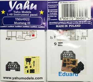 YAHU YMA4922 P-51 Mustang III 1/48 Instrument panel - Picture 1 of 1