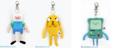 Llavero carrete de peluche Shinada Global Adventure Time Finn Jake Japón Foto 1 de 4