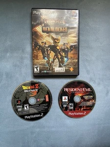 PS2 Game Lot - Ratchet Deadlocked CIB, DBZ Budokai 3, Resident Evil Untested - Picture 1 of 6