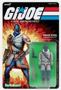 G.I. Joe ReAction+ Arctic Snake Eyes The Movie Super7 O-Ring In Stock Ships Now - Picture 1 of 3