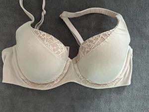 Body von Victoria gefütterter Halb BH 34D creme/beige - Bild 1 von 4
