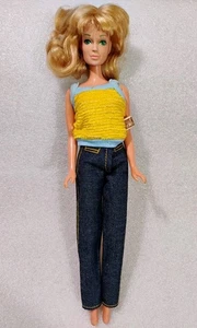 Vintage Mego Jordache Doll In Original Outfit 1980 Missing Shoes - Picture 1 of 10
