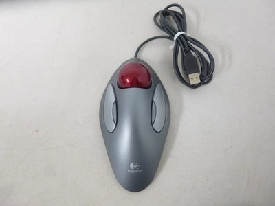 Logitech Trackman Marble USB T-BC21 Mouse With Trackball - Image 1 of 4