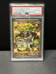 PSA 10 GEM MINT POKEMON SWSH DARKNESS ABLAZE RILLABOOM SECRET RARE #197/189 ENG - Picture 1 of 2