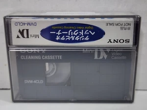 Nastro cassetta pulizia testina videocamera digitale Sony Mini DVM-4CLD NUOVO - Foto 1 di 6