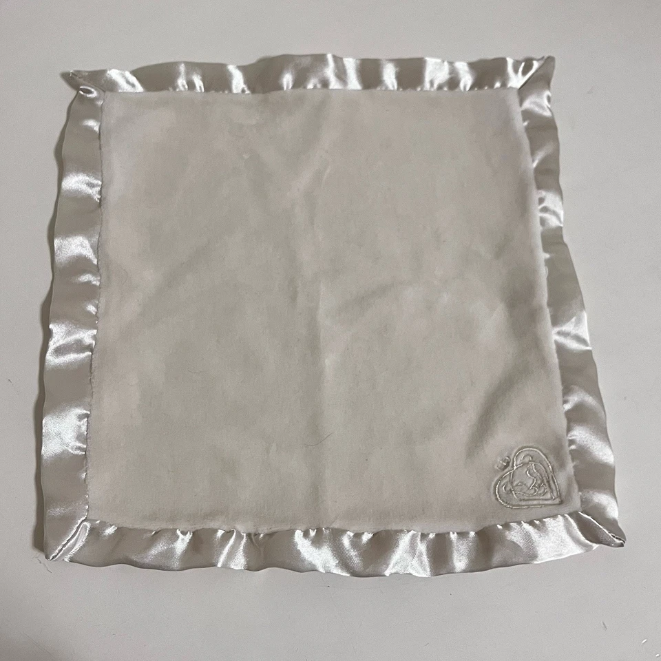 Manta de seguridad Prince Lionheart crema seda Lovey satinado fondo y bordes Lovie Foto 1 de 4