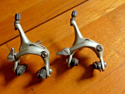 SHIMANO 105 BR-1055 Rennrad Bremsen Set 49-39mm Vintage RETRO Seitenzugbremsen - Bild 1 von 4