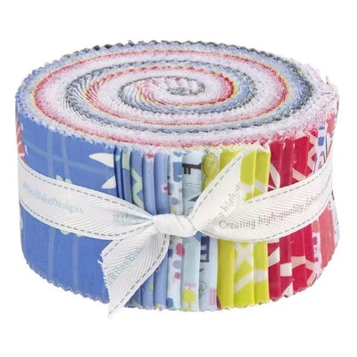 Mulberry Lane Jelly Roll by Two Sisters at Squirrel Hollow for Riley Blake - Image 1 of 4