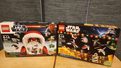 LEGO Star Wars 2011 Advent Calendar (7958) Star Wars 2012 (9509) Retired New NIB - Image 1 of 4