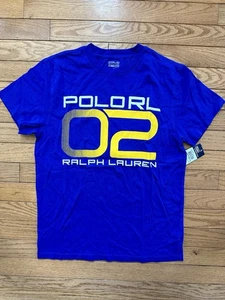 Polo Ralph Lauren 2002 US Open Tennis Shirt Youth Ball Boy Medium 10-12 New Tags - Picture 1 of 5