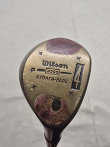 Vintage Holz Wilson Strata Bloc Golfschläger Nr: 4 Rechtshänder Herren - Bild 1 von 11