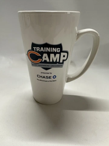 16oz CHICAGO BEARS TRAINING CAMP MUG OLIVET NAZARENE Fast Same Day Shipping Nice Cover
