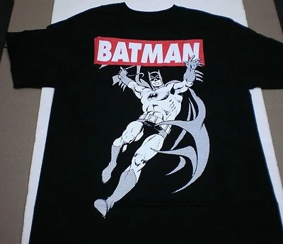New DC Comics Boys Youth Batman Prin short Sleeve Cotton  T-Shirt Large - Image 1 of 2