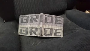 JDM BRIDE RACING SEAT COVER CANVAS WALLET DRIFT GIFT GRADUATION MATERIAL - Picture 1 of 3