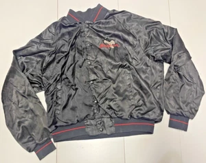 Vintage Ford Motor Co Snap On Tools Racing Jacket 80's Satin Bomber Large Funny - Picture 1 of 17