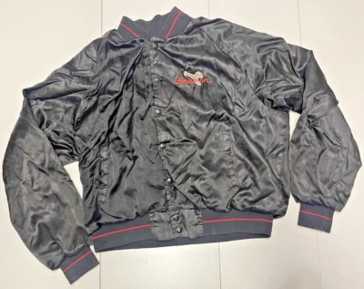 Vintage Ford Motor Co Snap On Tools Racing Jacket 80's Satin Bomber Large Funny - Image 1 of 4