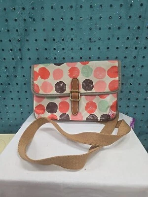 Bolso Bandolera Fossil Brillante Colorido Lunares Recubierto de PVC Pequeño - Ver Fotos Foto 1 de 4