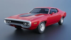 1971 Plymouth Road Runner Model Kit - 1/24 - 3D Printed - Picture 1 of 17