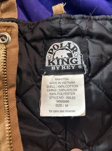 Polar King by KEY Youth Insulated Tan Bib Overalls - Youth Medium Read - Picture 1 of 6