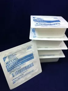 100 KENDALL CURITY 12 Ply 4x4" Gauze Sponges Sterile REF 6939 10 Packs Of 10 - Picture 1 of 2