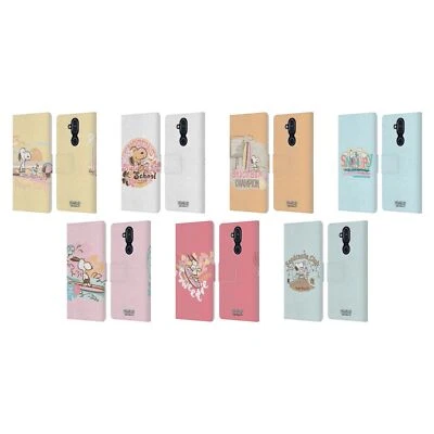 FUNDA BILLETERA LIBRO CUERO OFICIAL PEANUTS BEACH BUM SNOOPY PARA TELÉFONOS NOKIA Foto 1 de 4