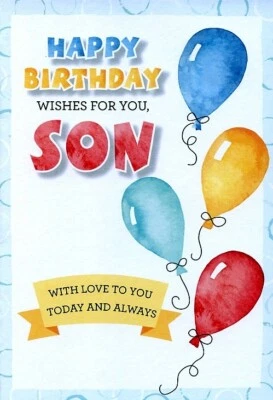 MILL BROOK Happy Birthday Wishes For You Son - 07061