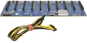 GIGABYTE Backplane CPBG8A0 2OZ REV 1.0 10x PCIe x16 Riser Board Kabel zasilający - Zdjęcie 1 z 6