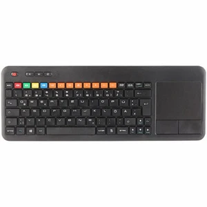 Funk-Tastatur m. Touchpad, für Smart-TVs von Samsung u.v.m., PC, PS3/4 - Bild 1 von 6