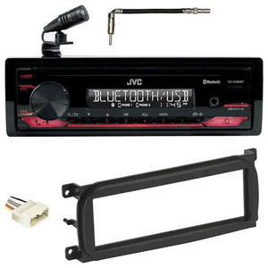 JVC KD-X280BT Bluetooth Receiver w/USB/13-Band EQ Fits 03-06 JEEP WRANGLER TJ - Picture 1 of 11